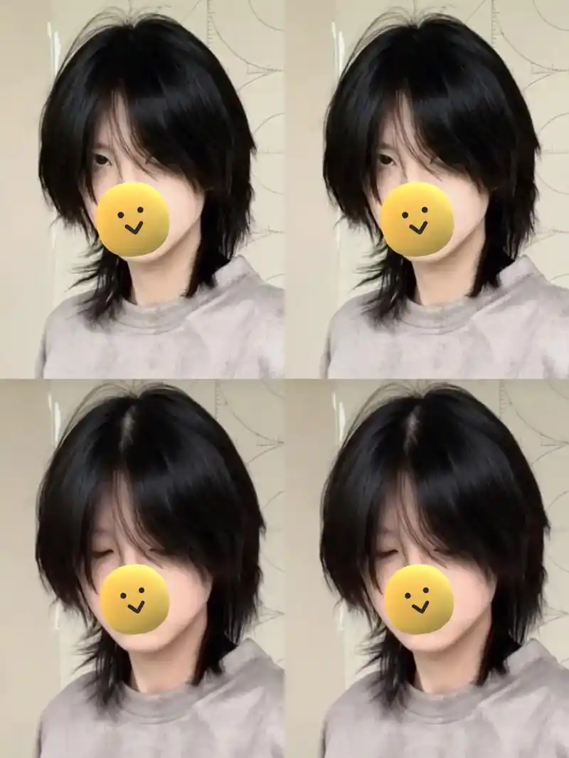 女生可以尝试的中性风格发型高层次鲻鱼头狼尾 #鲻鱼头 #上海 - 抖音