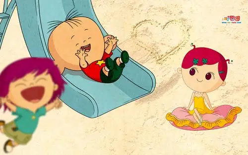 大耳朵图图,图图,可爱,玩耍,滑梯大耳朵图图壁纸图片