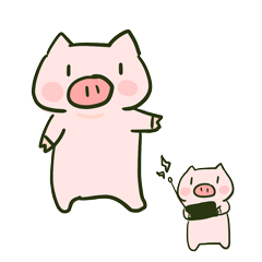 超可爱猪猪表情包你是我的掌上明猪