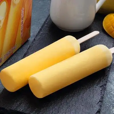 明治meiji炼乳芒果雪糕盒装网红水果冰激凌376g6支冰淇淋