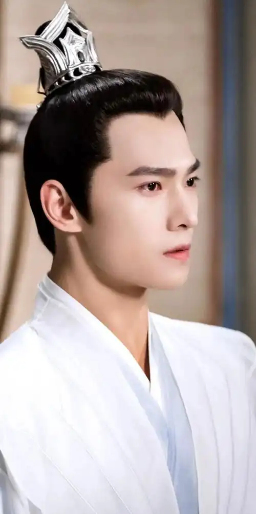 古装剧中男子的发型,其实并不多,常见的如半束半披发,全披发或者是全