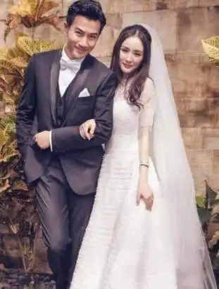 杨幂结婚照图片