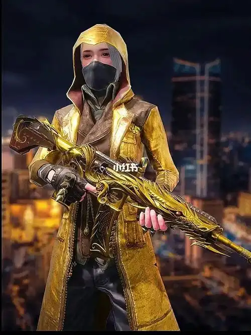 黄金风衣来啦!#吃鸡壁纸  ##吃鸡高清壁纸  #风衣  #黄金