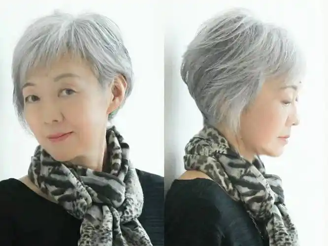 过了60岁发量少了白发多了,竟不知适合什么发型了_头发_时尚_老年