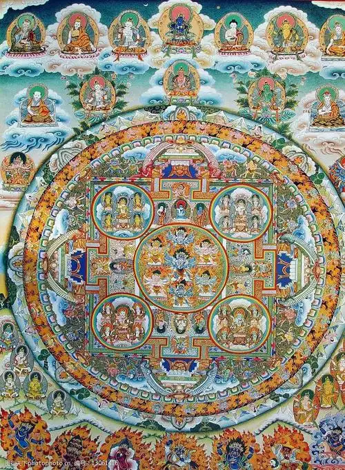 中阴文武百尊图片