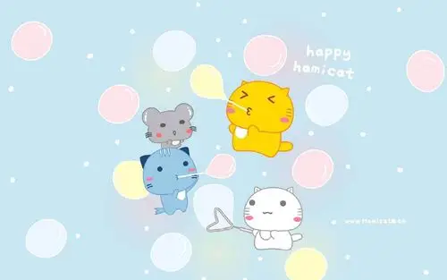 哈咪猫儿童节卡通图片桌面壁纸