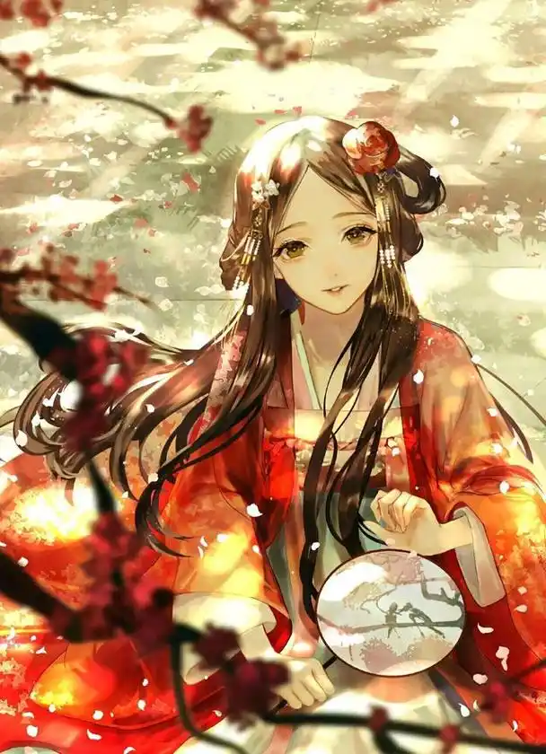 二次元古风少女壁纸 穿越人海只为与你相遇