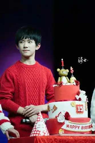 易烊千玺浪漫玫瑰园生日会