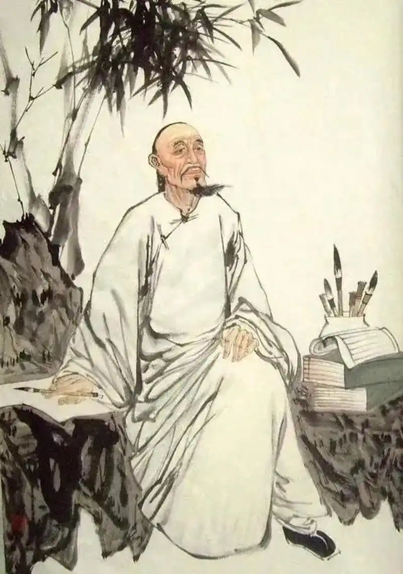 一天,蒲松龄收到一封请帖,帖子上只有"请吃半鲁"四个字,蒲松龄不明所