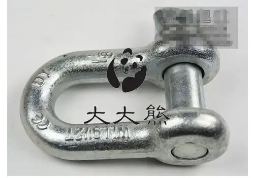 定做厂家直销起重钢丝绳吊车卡扣环d210镀锌卸扣u型卸扣d型卸扣弓形