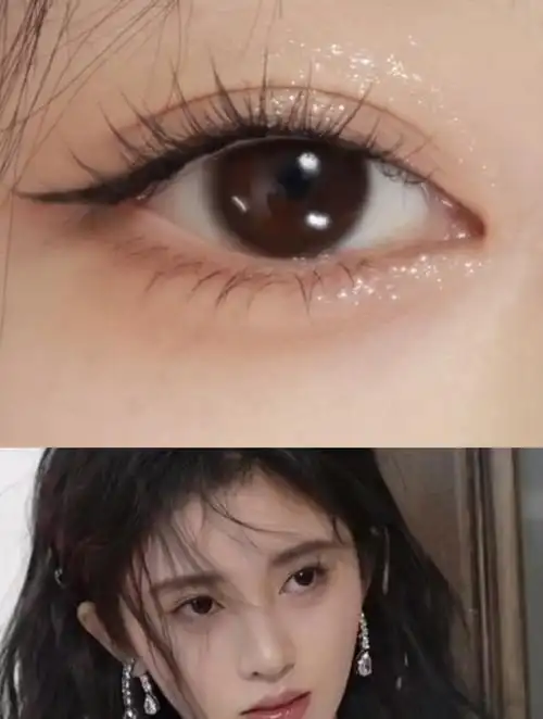 淡颜界天菜小鞠这个白开水眼妆也太美了