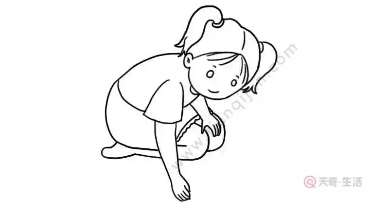 怀念逝去亲人的简笔画