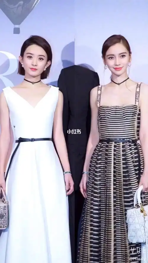 赵丽颖78angelababy牵手出席品牌活动