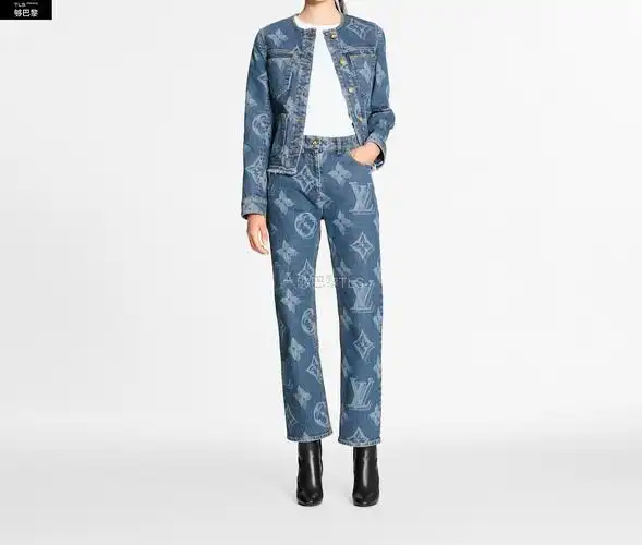 【包邮包税】 lv路易威登 21年秋冬 女士 休闲裤 jean taille mi