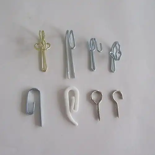 厂家现货直销100个每包家居窗帘配件白色注塑塑料窗帘钩