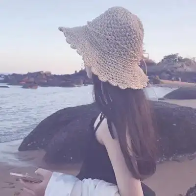 唯美女生侧颜和背影头像