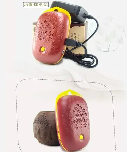 结缘高清音质菩提叶迷你充电念佛机唱佛机播经机大悲咒佛歌机佛号 枣