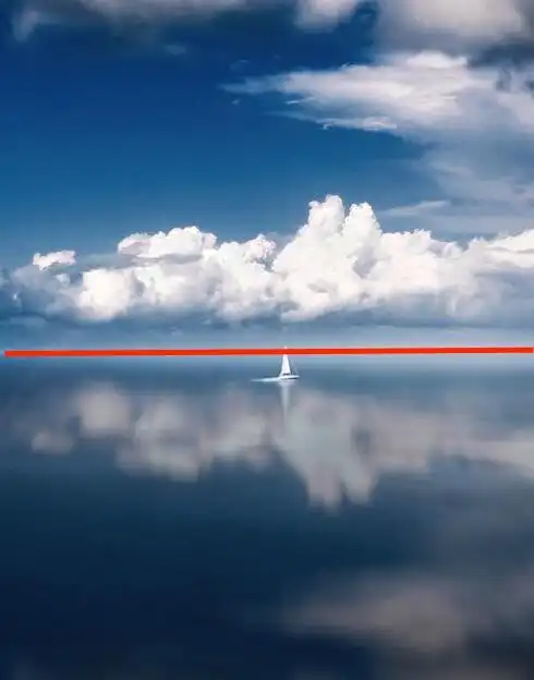 水平线构图是所有摄影构图中最基本的构图,首先水平线给人以稳定和