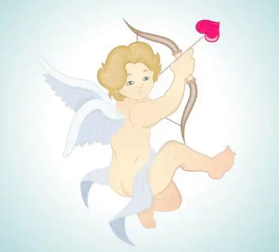 卡通爱情天使矢量素材5