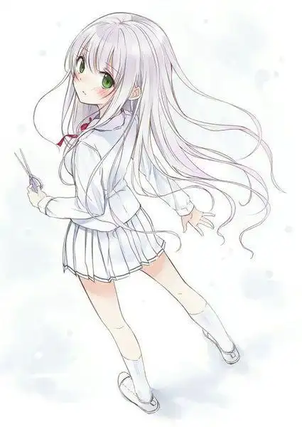 一些简单画的动漫人物图片,可爱点