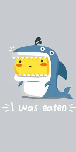 油爆叽丁:可爱大鲨鱼装扮,高清图片,手机壁纸