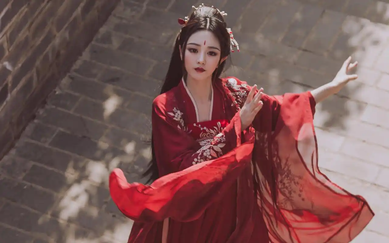 古风美女性感高清桌面壁纸