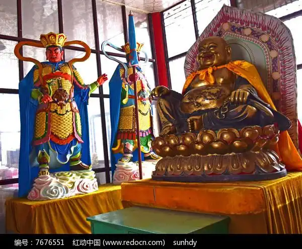 寺庙中的佛像图片高清图片下载_红动中国