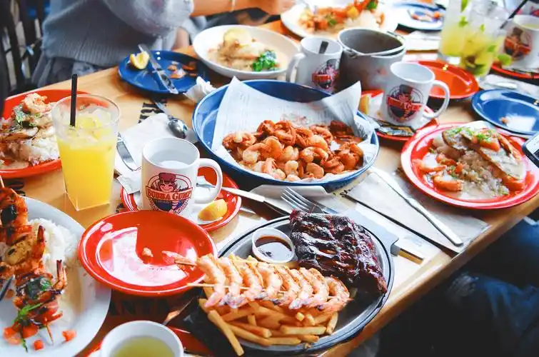 聚餐·海鲜·西餐 bubba gump, monterey california, usa