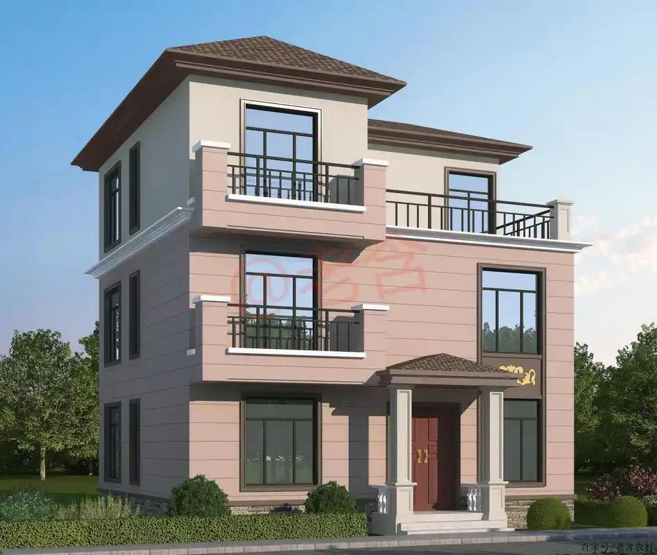 5款农村别墅设计图,主体造价预算不高实用性高,适合在农村盖!