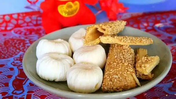 山东美食之一莱芜陈楼糖瓜