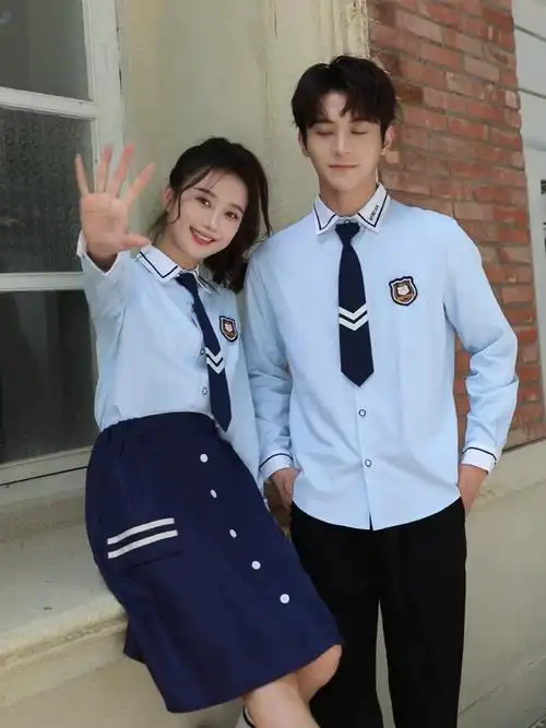 班服学院风校服定制套装 中学生秋季初高中生朗诵服装 合唱演出服