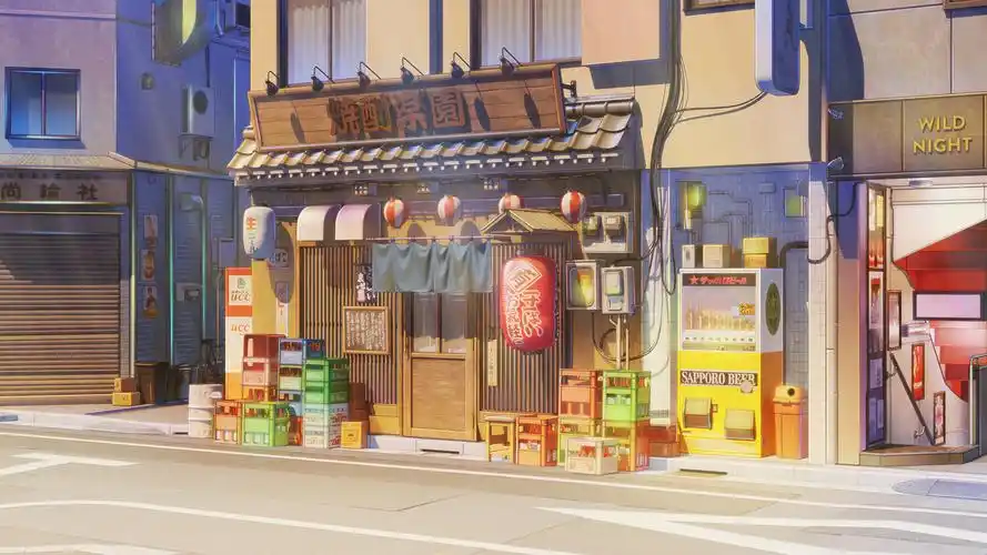 唯美治愈动漫风景高清桌面壁纸