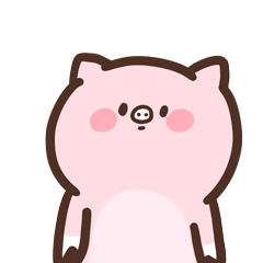 卡通小猪可爱呆萌gif动图_动态图_表情包下载_soogif
