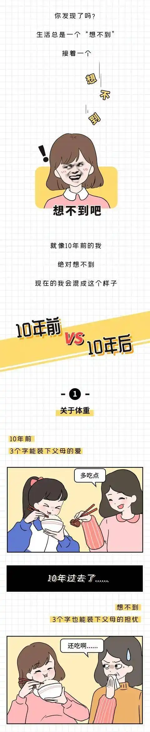 十年前vs十年后漫画