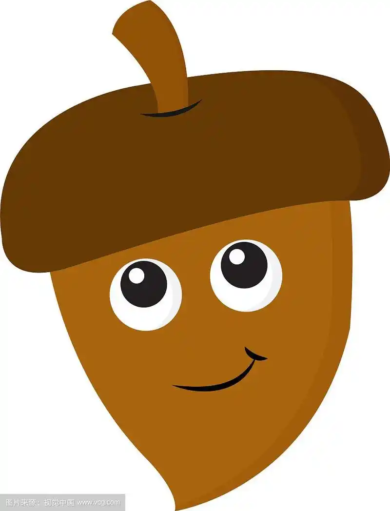 小可爱的坚果或颜色