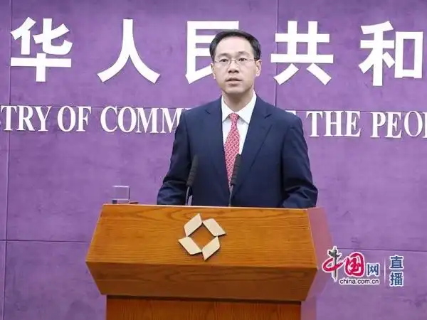 商务部新闻发言人高峰(中国网 孙宇 摄影)