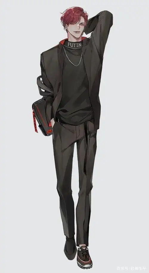 二次元动漫 帅帅的男学长