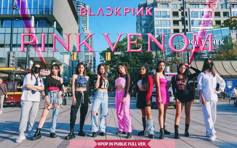 blackpink 粉墨pink venom 温哥华舞团混血小姐姐超强路演版 (天舞)