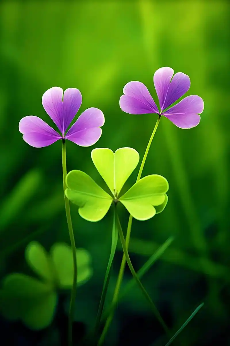 " 刷到幸运草,好运跟你跑 . " 676767