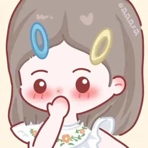 可可爱爱照片转卡通,今天又画一个小可爱#q版人物  #头像  #卡通头像