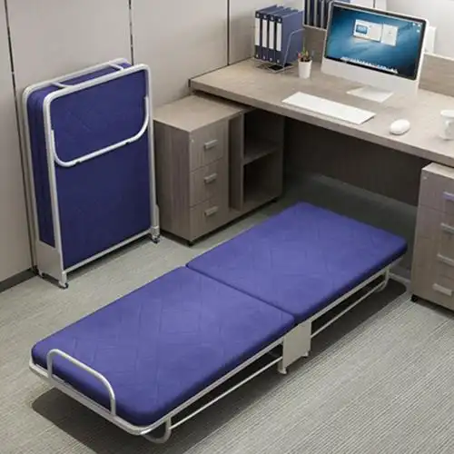 折叠床单人午休床双人陪护行军床加固办公室午睡简易床家用便携