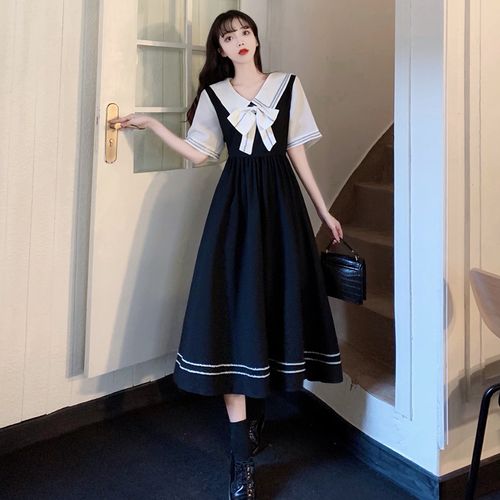 18岁成人礼礼服女高中生女生成年礼学院毕业班服钢琴演奏连衣裙夏