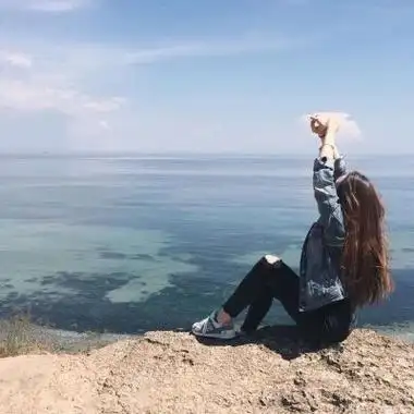 唯美头像女有气质海边意境女生图片全集