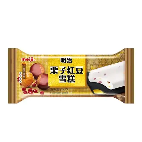 冷饮徽旺包邮明治日式经典栗子红豆雪糕冰淇淋冰淇淋