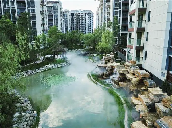 小区水系实景图