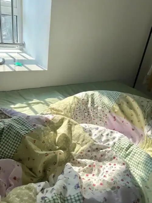 今天起了个大早 好久没看到阳光照进卧室的样子了 感觉有被治愈到