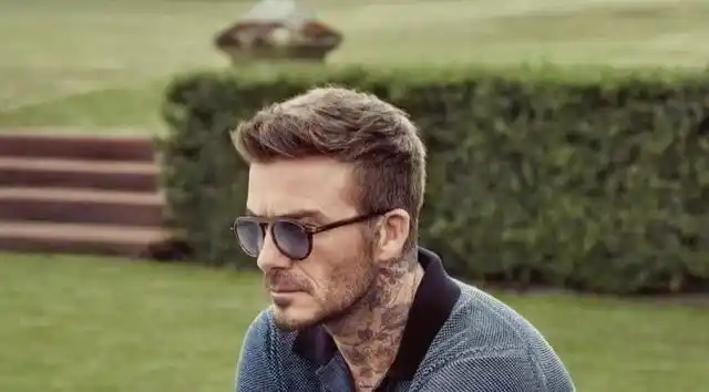 44岁贝克汉姆留起短发造型带来成熟风调