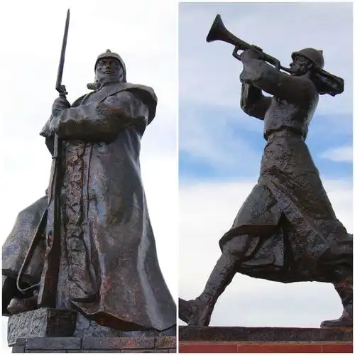 其它 美丽的边贸小城~~满州里 写美篇右《红军战士进行曲》作者维依