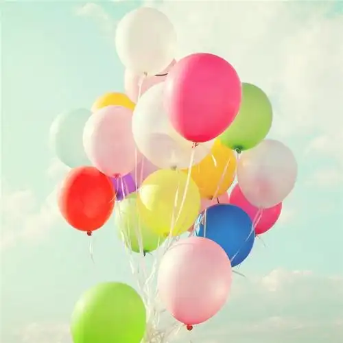 心翼新年年会节日圣诞结婚求婚浪漫告白金属气球圆形马卡龙气球儿童