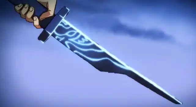 再回顾一下阿柒穿的刺客服装也是紫色为主,就连魔刀千刃也是紫色的